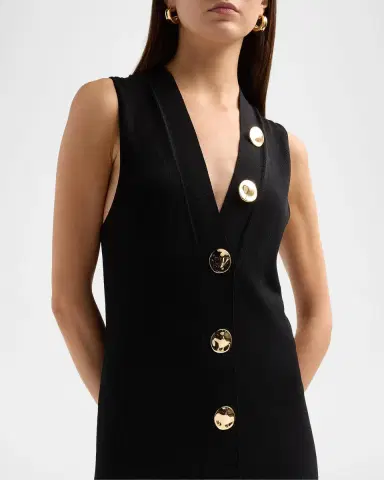 Altuzarra Axia Button-Front Knit Sleeveless Maxi Dress | Thumbnail 5 Altuzarra Axia Button-Front Knit Sleeveless Maxi Dress | Thumbnail 5