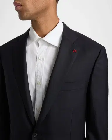 Isaia Men's Sanita Wool Suit | Thumbnail 5