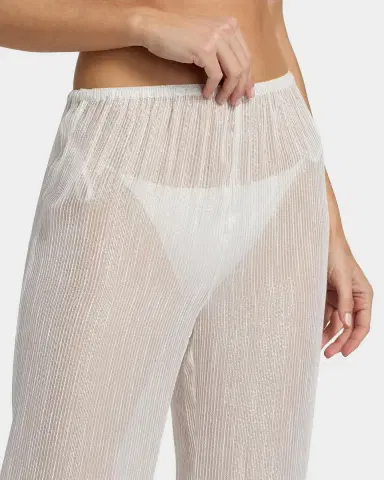 Milly Celina Pinstriped Sheer Cover-Up Pants | Thumbnail 5 Milly Celina Pinstriped Sheer Cover-Up Pants | Thumbnail 5