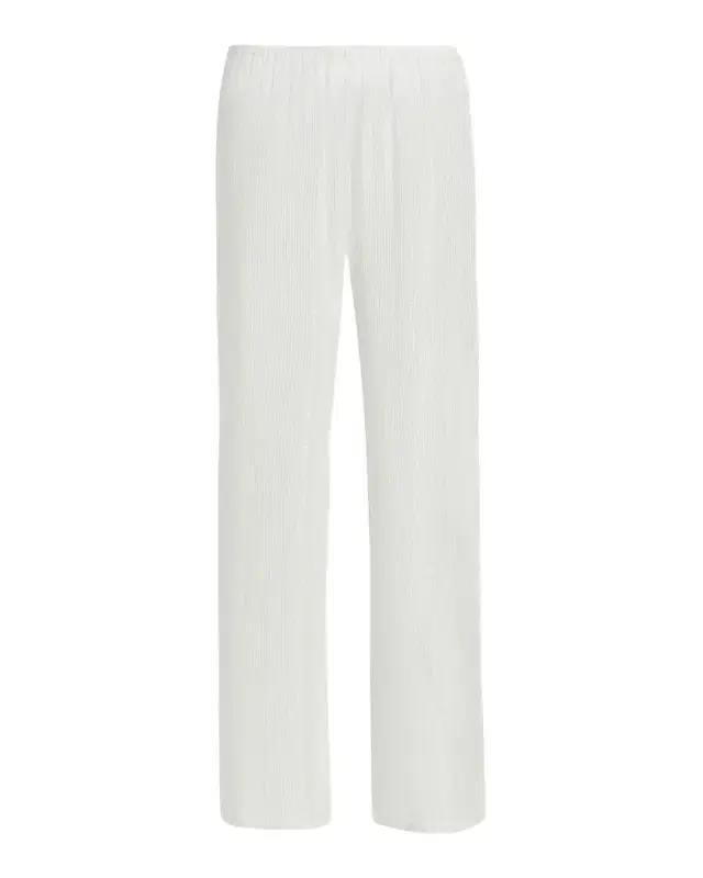 Milly Celina Pinstriped Sheer Cover-Up Pants