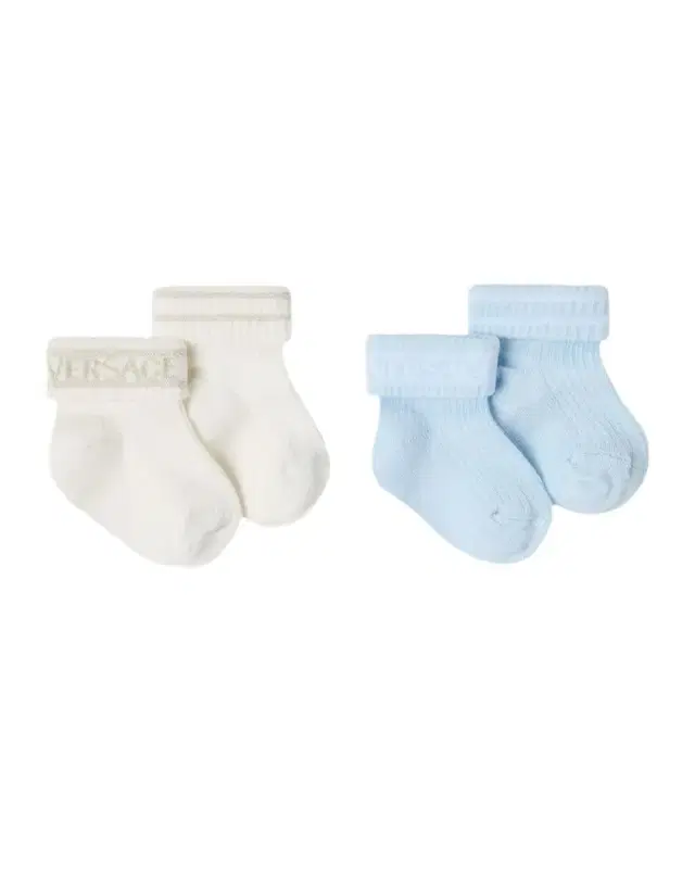 Versace Boy 's 2-Pack Ribbed Cotton-Blend Socks