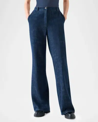 Akris punto Celia Denim Winter Pants | Thumbnail 2 Akris punto Celia Denim Winter Pants | Thumbnail 2