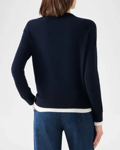 Akris punto Layered Wool-Cashmere Sweater | Thumbnail 3