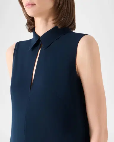 Akris punto Signature Lasercut Crêpe Midi Dress | Thumbnail 5 Akris punto Signature Lasercut Crêpe Midi Dress | Thumbnail 5