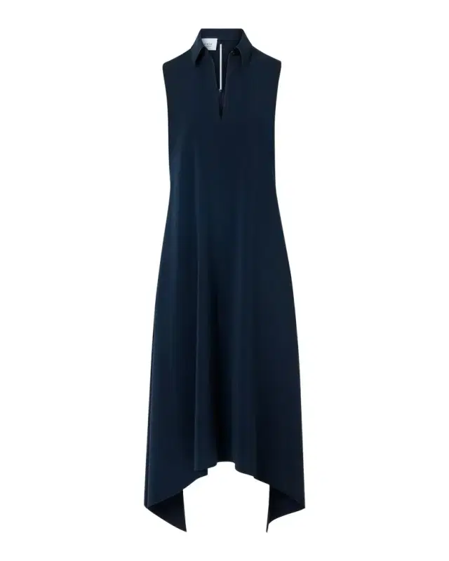 Akris punto Signature Lasercut Crêpe Midi Dress