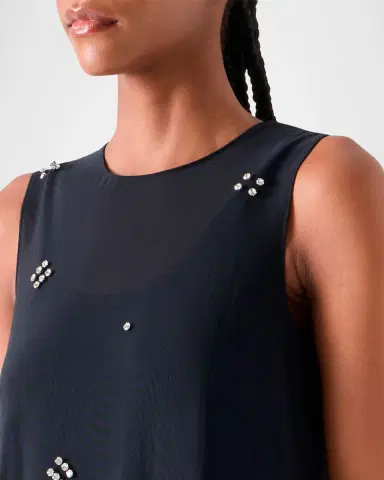 Akris punto Diamond Dice Dot Midi Dress | Thumbnail 5 Akris punto Diamond Dice Dot Midi Dress | Thumbnail 5