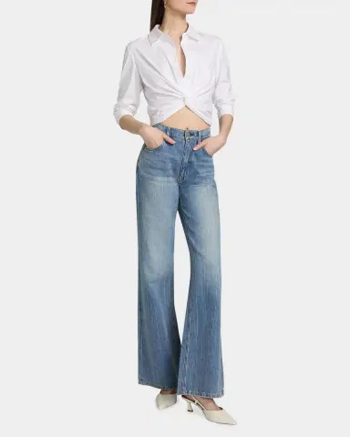 Alice + Olivia Phebe Cotton-Blend Shirt | Thumbnail 2