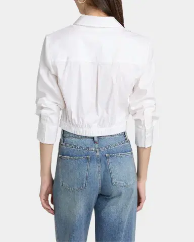 Alice + Olivia Phebe Cotton-Blend Shirt | Thumbnail 3