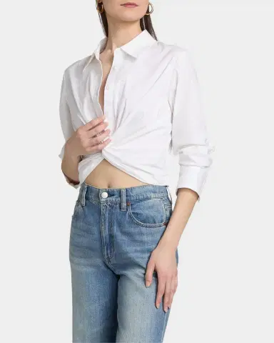 Alice + Olivia Phebe Cotton-Blend Shirt | Thumbnail 5