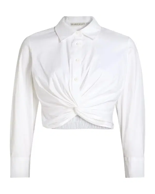 Alice + Olivia Phebe Cotton-Blend Shirt