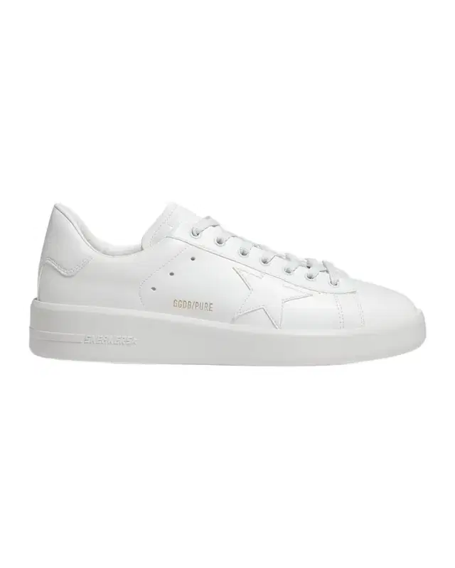 Golden Goose Men 's Pure Star Leather Low-Top Sneakers