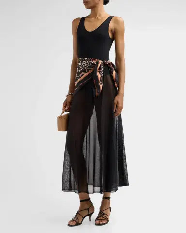 Zimmermann Aster Silk Scarf Maxi Dress | Thumbnail 4