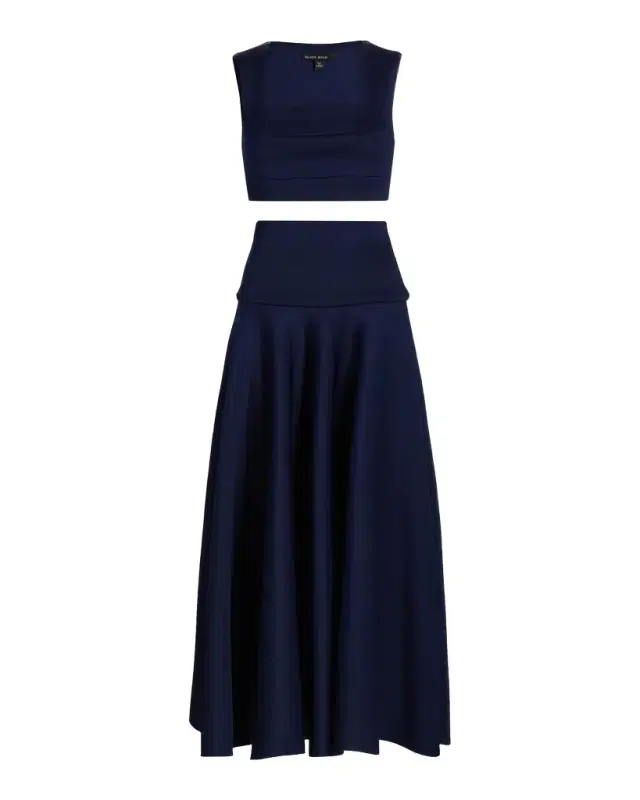 Black Halo Pamina 2-Piece Midi Skirt Set
