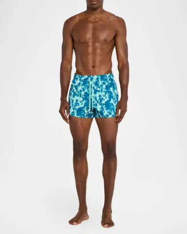 Vilebrequin Men's X-Ray Seaweed Swim Shorts | Thumbnail 2