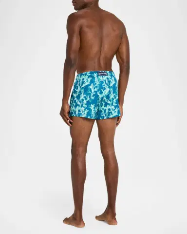 Vilebrequin Men's X-Ray Seaweed Swim Shorts | Thumbnail 3