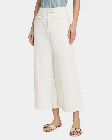 Zimmermann Roselight Braided Pocket Crop Flare Jeans | Thumbnail 4 Zimmermann Roselight Braided Pocket Crop Flare Jeans | Thumbnail 4