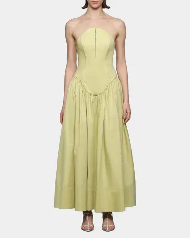 Et Ochs Camille Stretch-Cotton Strapless Maxi Dress | Thumbnail 2