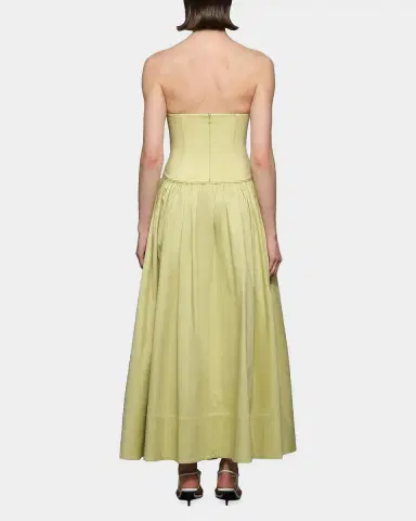 Et Ochs Camille Stretch-Cotton Strapless Maxi Dress | Thumbnail 3
