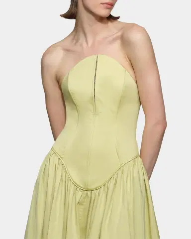 Et Ochs Camille Stretch-Cotton Strapless Maxi Dress | Thumbnail 5