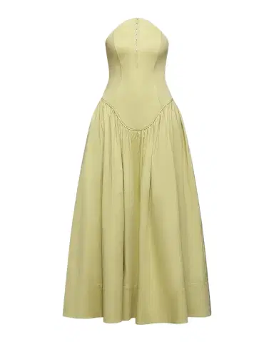 Et Ochs Camille Stretch-Cotton Strapless Maxi Dress | Thumbnail 1