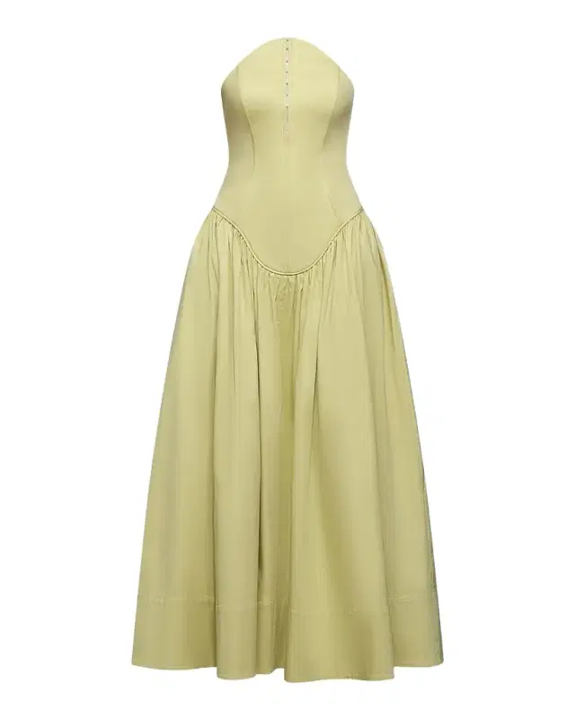 Et Ochs Camille Stretch-Cotton Strapless Maxi Dress