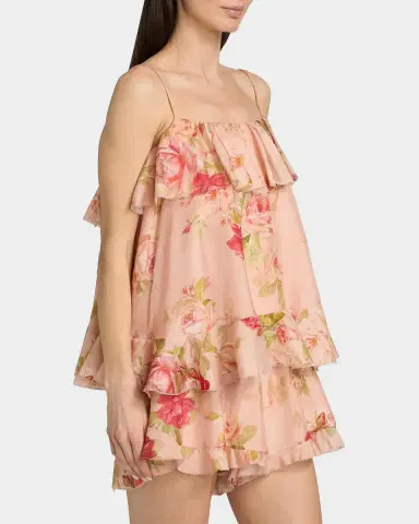 Zimmermann Roselight Printed Silk Cami Top | Thumbnail 6