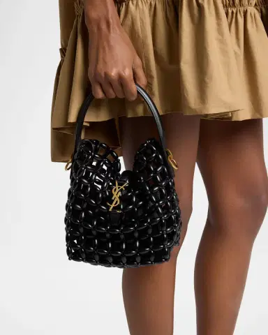 Saint Laurent Le 37 YSL Beaded Bucket Bag | Thumbnail 2 Saint Laurent Le 37 YSL Beaded Bucket Bag | Thumbnail 2