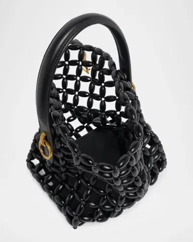 Saint Laurent Le 37 YSL Beaded Bucket Bag | Thumbnail 4 Saint Laurent Le 37 YSL Beaded Bucket Bag | Thumbnail 4