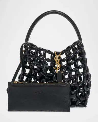 Saint Laurent Le 37 YSL Beaded Bucket Bag | Thumbnail 6 Saint Laurent Le 37 YSL Beaded Bucket Bag | Thumbnail 6