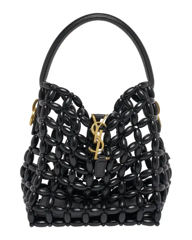 Saint Laurent Le 37 YSL Beaded Bucket Bag