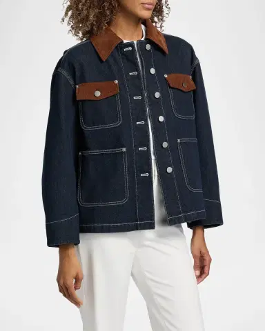 3.1 Phillip Lim Denim & Corduroy Chore Jacket | Thumbnail 7 3.1 Phillip Lim Denim & Corduroy Chore Jacket | Thumbnail 7