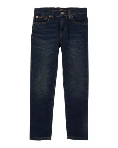 Polo Ralph Lauren Boy's Sullivan Slim Neckwear-Trim Jeans | Thumbnail 1 Polo Ralph Lauren Boy's Sullivan Slim Neckwear-Trim Jeans | Thumbnail 1