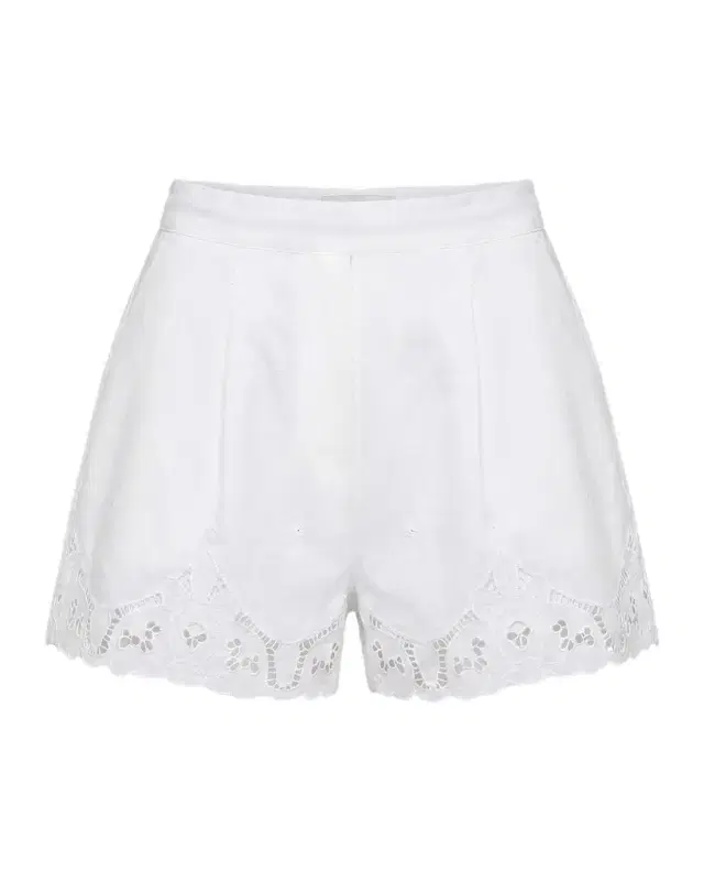 NICHOLAS Irma Lace-Trim Cotton Shorts