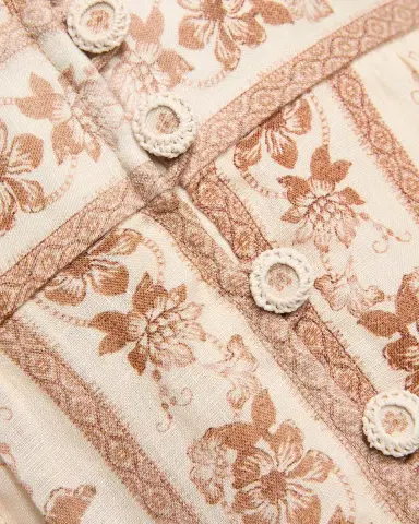Zimmermann Indra Plunge Linen Midi Dress | Thumbnail 6 Zimmermann Indra Plunge Linen Midi Dress | Thumbnail 6