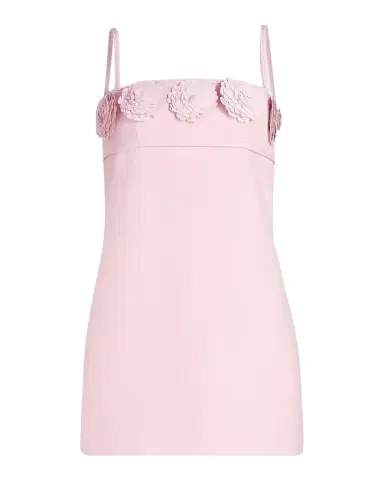 Self-Portrait Paillette-Embellished Floral-Appliqué Mini Dress | Thumbnail 1 Self-Portrait Paillette-Embellished Floral-Appliqué Mini Dress | Thumbnail 1