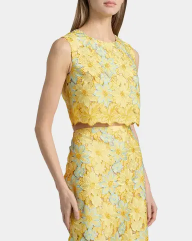 Milly Alina Lace Sleeveless Top | Thumbnail 7 Milly Alina Lace Sleeveless Top | Thumbnail 7