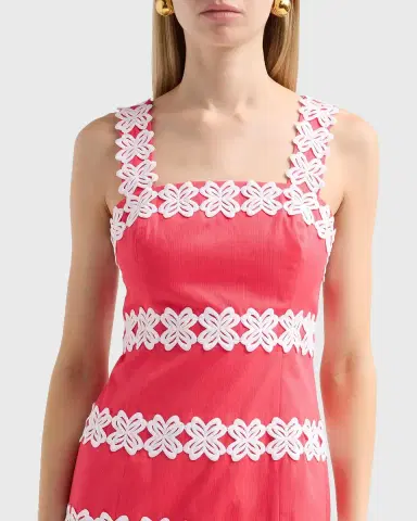 Lilly Pulitzer Davis Lilly Lace Cotton Dobby Maxi Dress | Thumbnail 5 Lilly Pulitzer Davis Lilly Lace Cotton Dobby Maxi Dress | Thumbnail 5