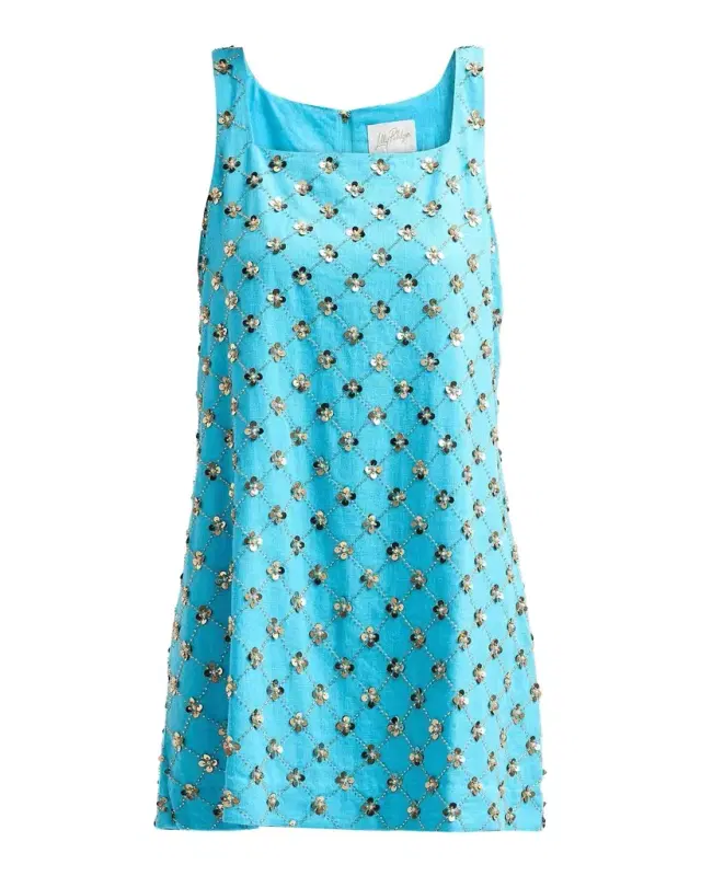 Lilly Pulitzer Tamala Beaded Sequin Shift Dress