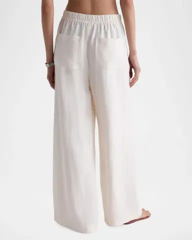 AG Jeans Century Silk-Blend Drawstring Pants | Thumbnail 4