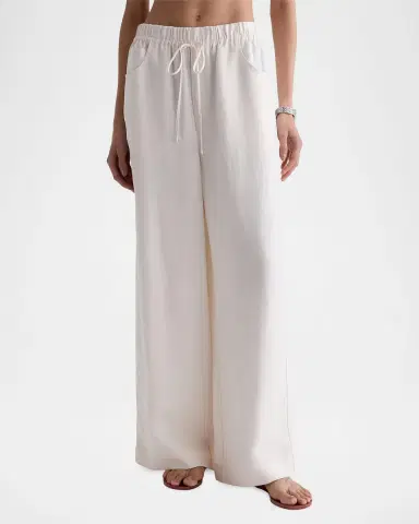 AG Jeans Century Silk-Blend Drawstring Pants | Thumbnail 7