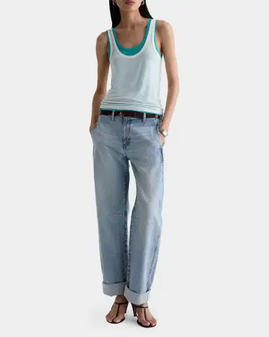 AG Jeans Mercer High-Rise Barrel-Leg Jeans | Thumbnail 2 AG Jeans Mercer High-Rise Barrel-Leg Jeans | Thumbnail 2