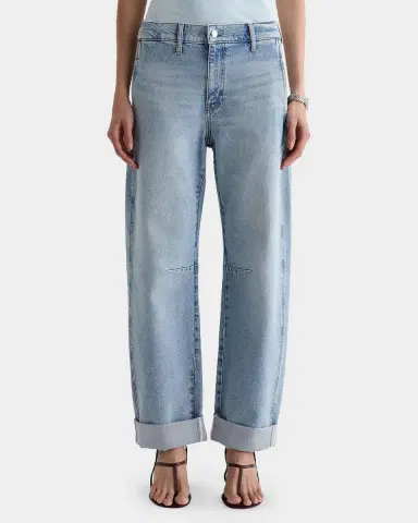 AG Jeans Mercer High-Rise Barrel-Leg Jeans | Thumbnail 4 AG Jeans Mercer High-Rise Barrel-Leg Jeans | Thumbnail 4