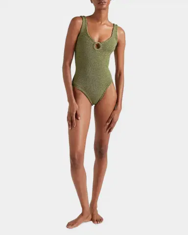Hunza G Celine O-Ring One-Piece Swimsuit | Thumbnail 2