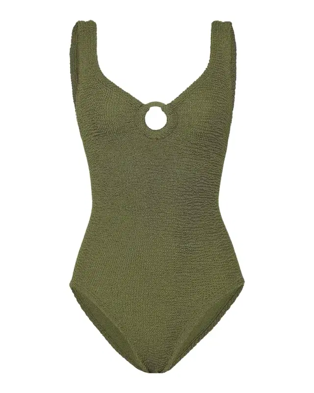 Hunza G Celine O-Ring One-Piece Swimsuit