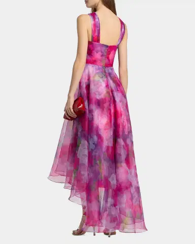 THEIA Luana Floral Organza Gown | Thumbnail 3