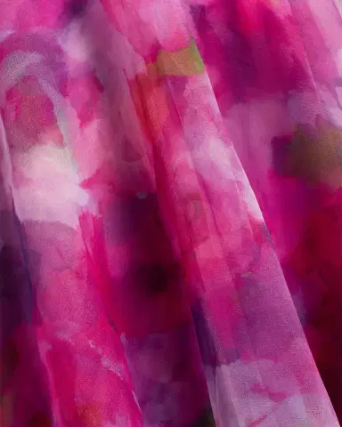 THEIA Luana Floral Organza Gown | Thumbnail 6