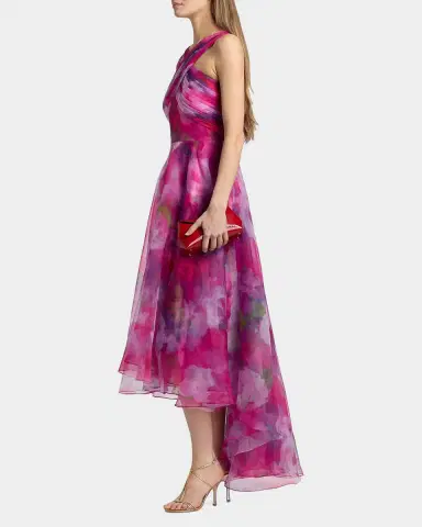 THEIA Luana Floral Organza Gown | Thumbnail 7
