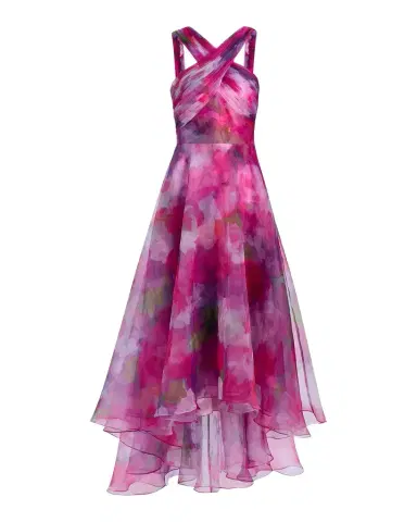 THEIA Luana Floral Organza Gown | Thumbnail 1