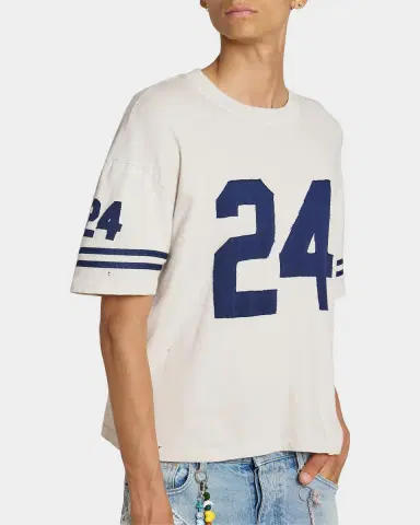 Nahmias Men's Daydreaming Uniform 24 Cotton Boxy T-Shirt | Thumbnail 5 Nahmias Men's Daydreaming Uniform 24 Cotton Boxy T-Shirt | Thumbnail 5
