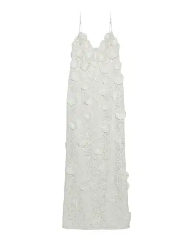 Simkhai Maven Floral-Appliqué Sequined A-Line Gown | Thumbnail 1 Simkhai Maven Floral-Appliqué Sequined A-Line Gown | Thumbnail 1